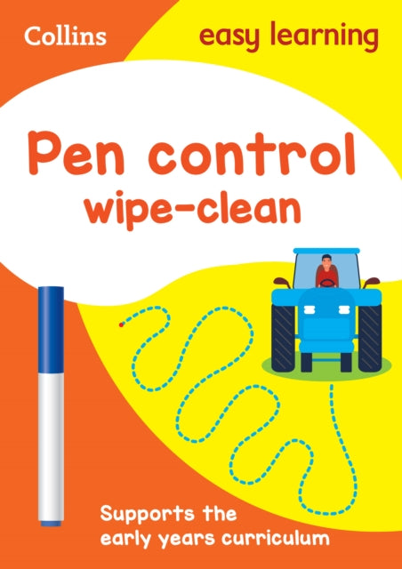 Pen Control Age 3-5 Wipe Clean Activity Book : Ideal for Home Learning-9780008212902