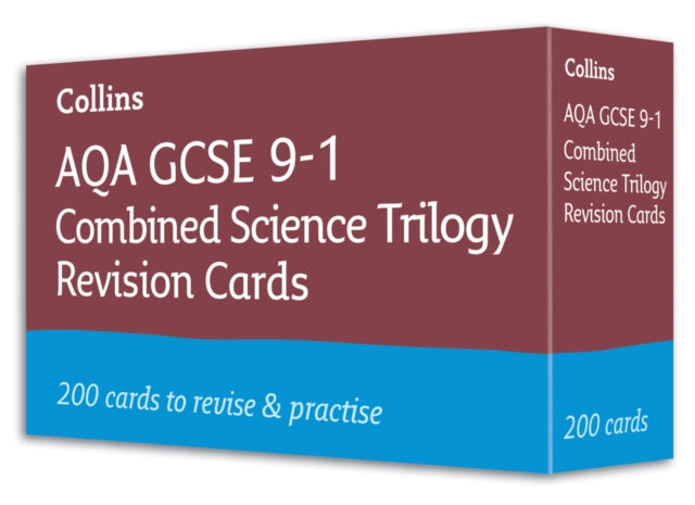 AQA GCSE 9-1 Combined Science Revision Cards (Biology, Chemistry & Physics) : Ideal for the 2024 and 2025 Exams-9780008353926