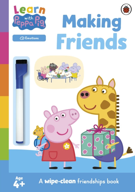 Learn with Peppa: Making Friends : Wipe-Clean Activity Book-9780241601860