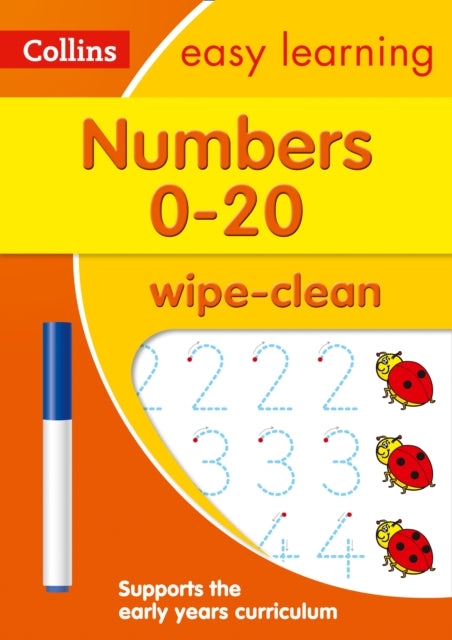 Numbers 0-20 Age 3-5 Wipe Clean Activity Book : Ideal for Home Learning-9780008212957