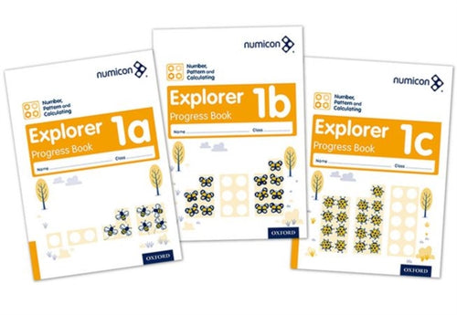 Numicon: Number, Pattern and Calculating 1 Explorer Progress Books ABC (Mixed pack)-9780198389316