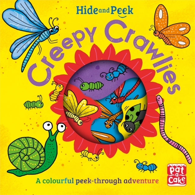 Hide and Peek: Creepy Crawlies : A colourful peek-through adventure board book-9781526382535