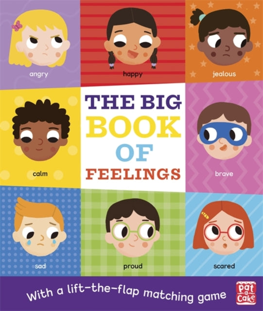 The Big Book of Feelings : A board book with a lift-the-flap matching game-9781526383037