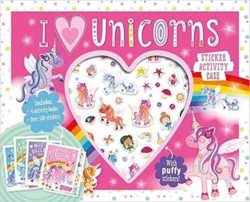 I Love Unicorns Sticker Activity Case-9781800586628